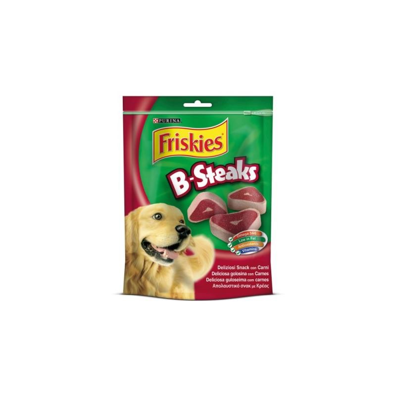 FRISKIES B STEAKS GOLOSINA CARNES 150G PERRO.