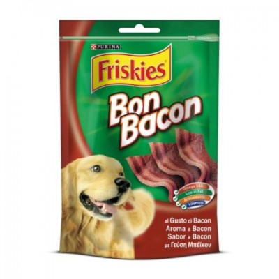 FRISKIES BON BACON GOLOSINA BACON 120G PERRO.