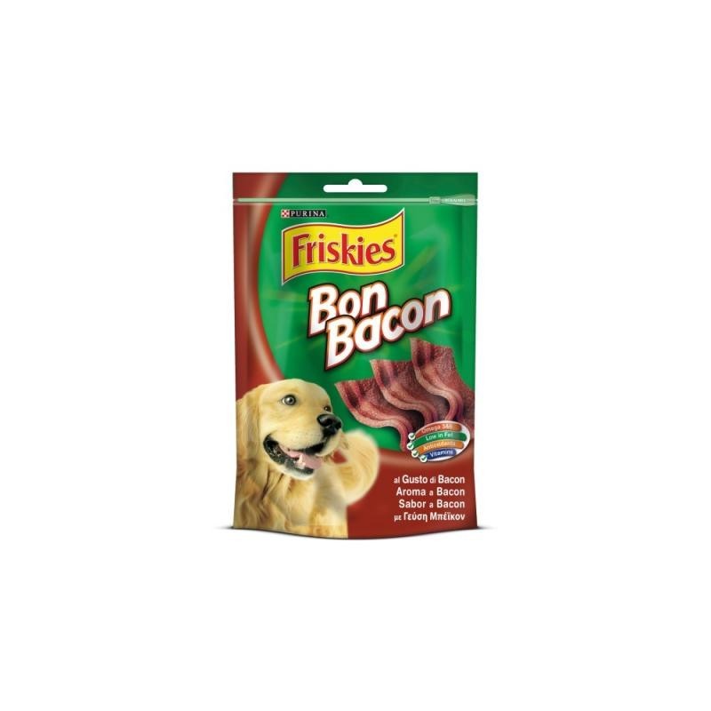 FRISKIES BON BACON GOLOSINA BACON 120G PERRO.