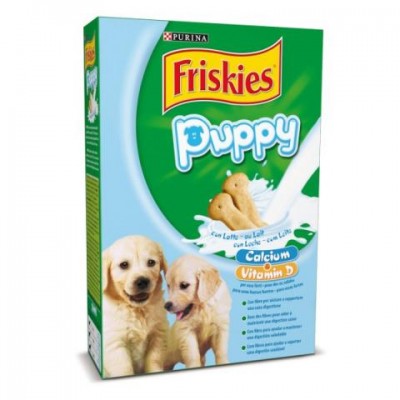 FRISKIES PUPPY MILK GALLETA CON LECHE CACHORROS 350G PERRO.