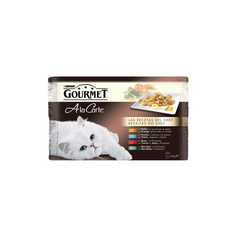 GOURMET A LA CARTE REC. DEL CHEF 85G (POLLO) BEIGE (4U) .