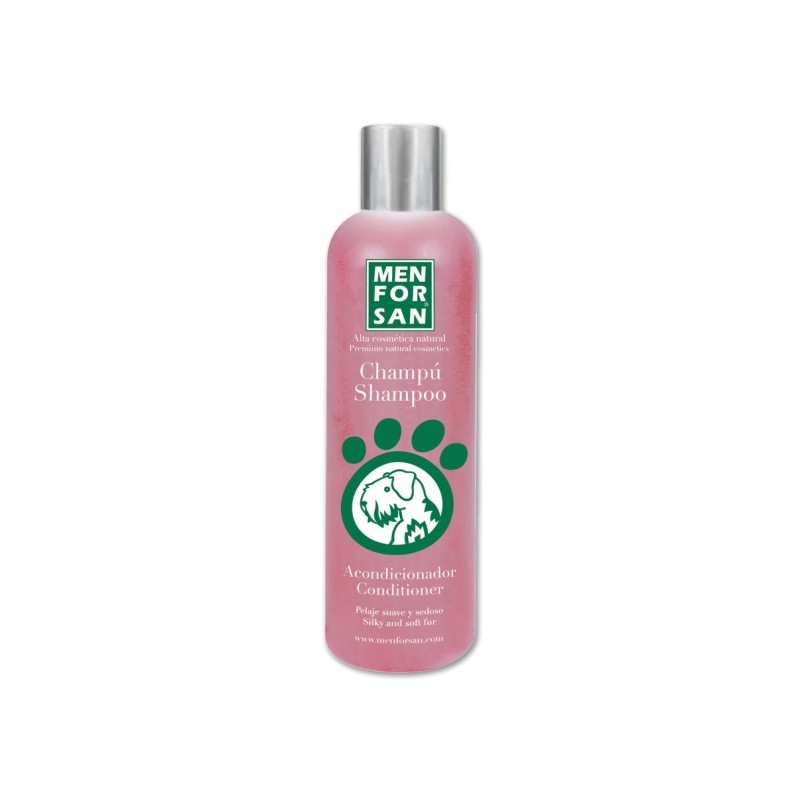 CHAMPU PERRO CON ACONDICIONADOR MFS 300 ML .