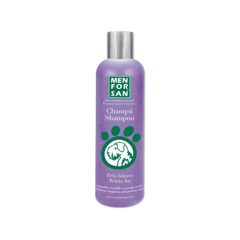 CHAMPU PERRO PELO BLANCO MFS 300 ML.