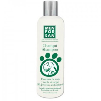 CHAMPU PROTEINAS DE SEDA Y ACEITE DE ARGAN MFS 300 ML.