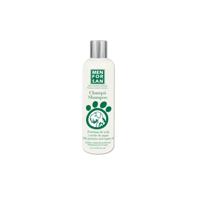 CHAMPU PROTEINAS DE SEDA Y ACEITE DE ARGAN MFS 300 ML.